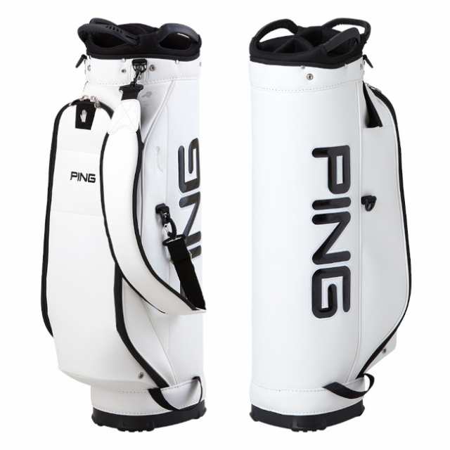 送料無料】 PING ピン キャディバッグ ワンポケット White CB-P212