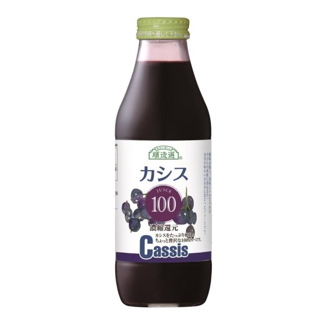 カシス 100 濃縮還元ジュース 500ml 順造選 6本セット_2