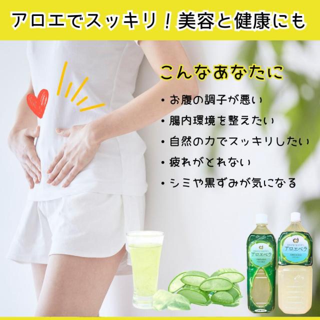 アロエベラジュース 葉肉入り 沖縄県産 1000ml 農薬不使用 アロエ