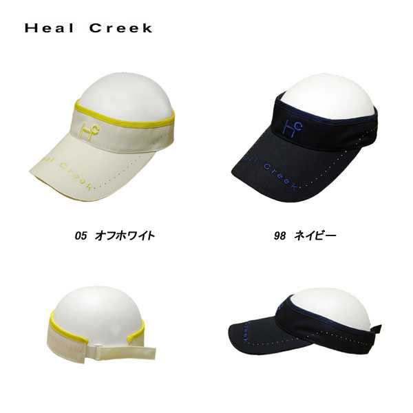 ヒールクリーク Heal Creek レディース 春夏秋 ロゴバイザー