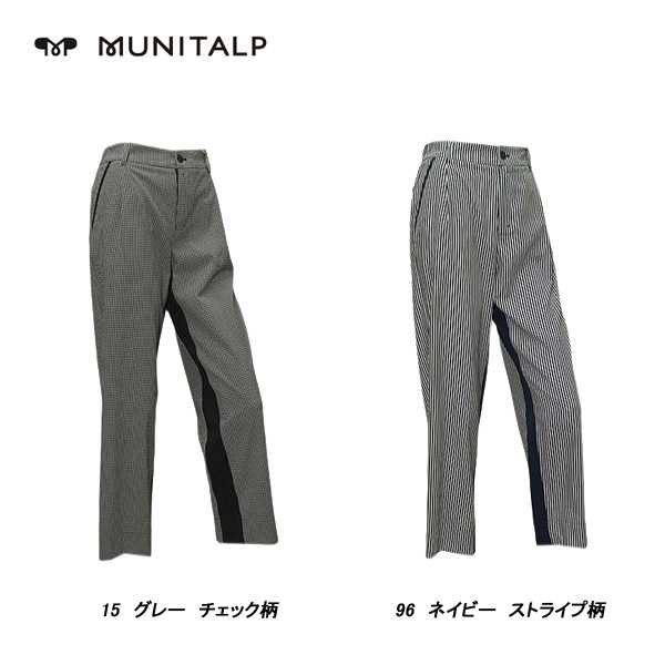 ムニタルプ MUNITALP レディース 秋春 チェック/ストライプ パンツ ゴルフ