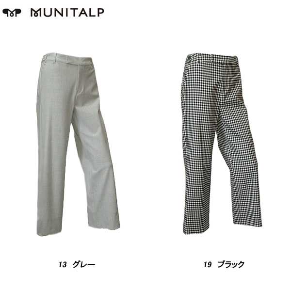 ムニタルプ MUNITALP レディース 春夏 ツイルチェックパンツ ゴルフ