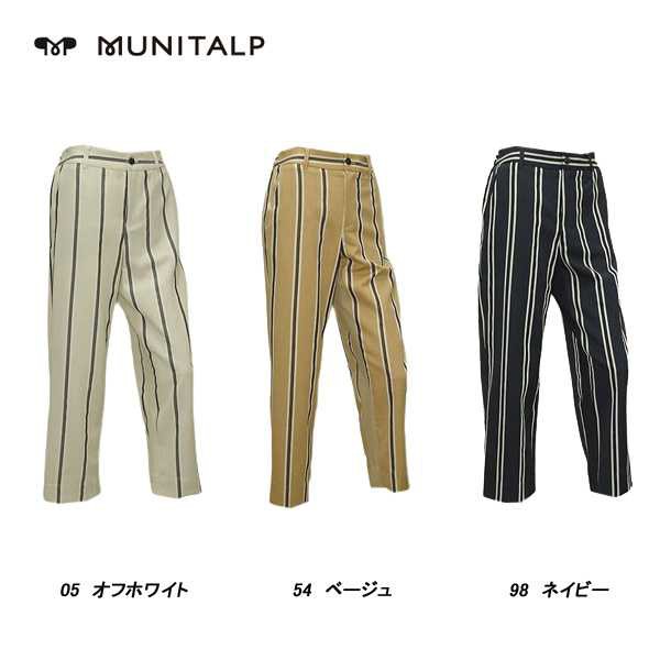 ムニタルプ MUNITALP レディース 春夏 ストライプ パンツの通販は