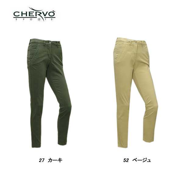 訳あり シェルボ CHERVO レディース 秋冬 ストレッチ 耐久性 コットンパンツの通販は 6,980円