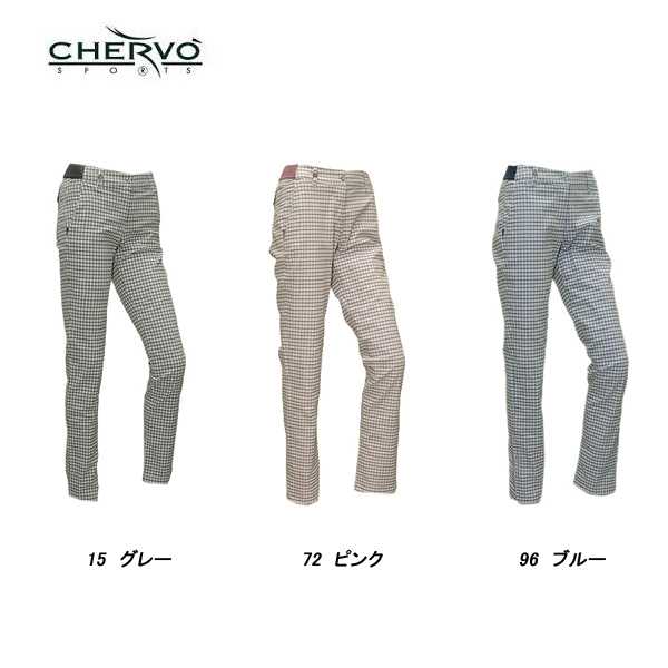 サイズ：42 CHERVO シェルボ  ナイロンストレッチパンツ  ホワイト系 [240101426161] ゴルフウェア レディース ストスト 新品】CHERVO シェルボ ナイロンストレッチパンツ ホワイト系 42
