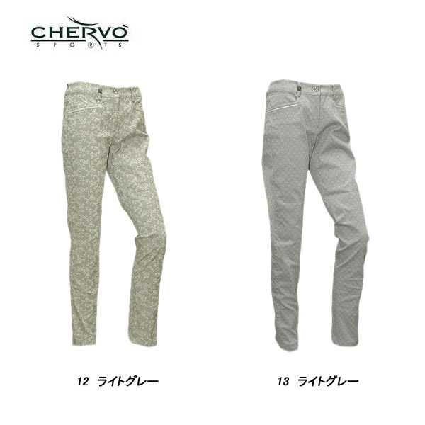 シェルボ CHERVO レディース 秋春夏 ストレッチ 耐久性 柄パンツ