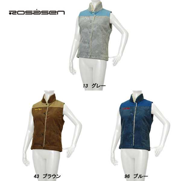 ロサーセン Rosasen レディース 秋冬 ストレッチ コーデュロイ 中綿ベストの通販は 5,016円