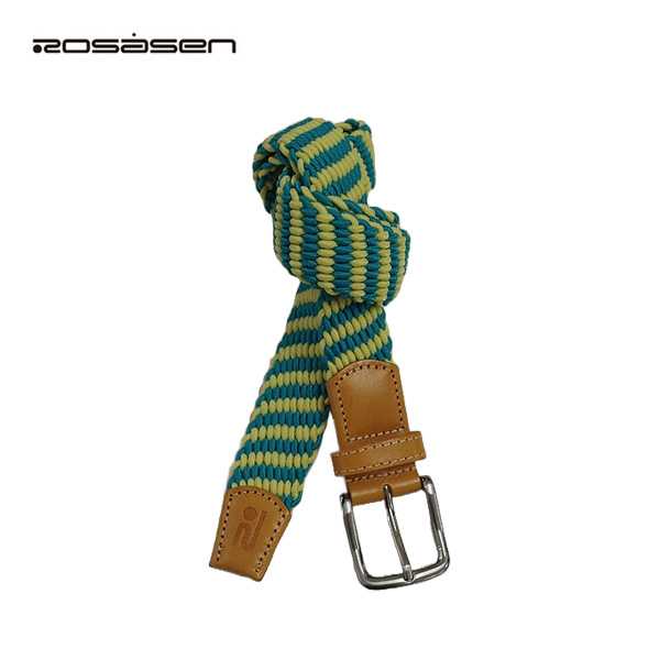 ロサーセン Rosasen レディース 編み込みゴムメッシュベルト