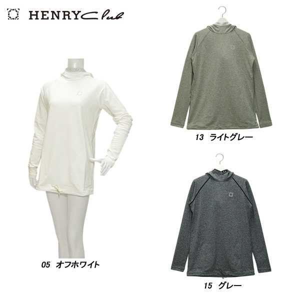 ヘンリークラブ HENRY Club レディース 秋冬 マイクロ杢ベア パーカー サイズ40の通販は