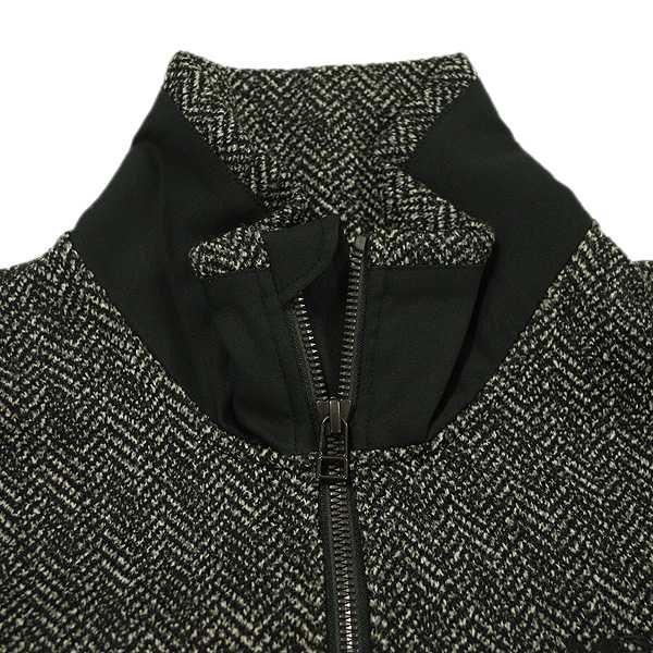 MOCO モコ メンズ 秋冬  ストレッチ 裏起毛 ヘリンボーン プルオーバーの通販は