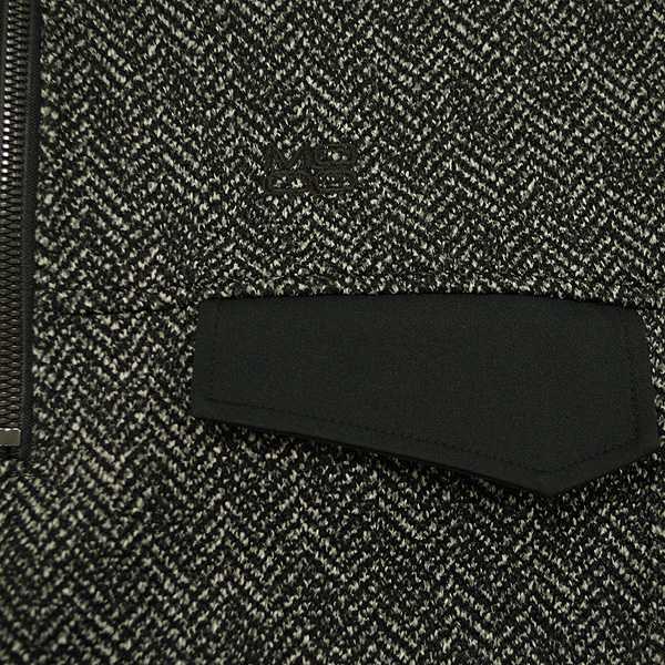 MOCO モコ メンズ 秋冬  ストレッチ 裏起毛 ヘリンボーン プルオーバーの通販は