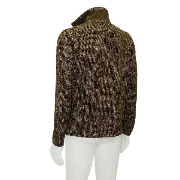 MOCO モコ メンズ 秋冬  ストレッチ 裏起毛 ヘリンボーン プルオーバーの通販は