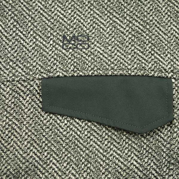 MOCO モコ メンズ 秋冬  ストレッチ 裏起毛 ヘリンボーン プルオーバーの通販は