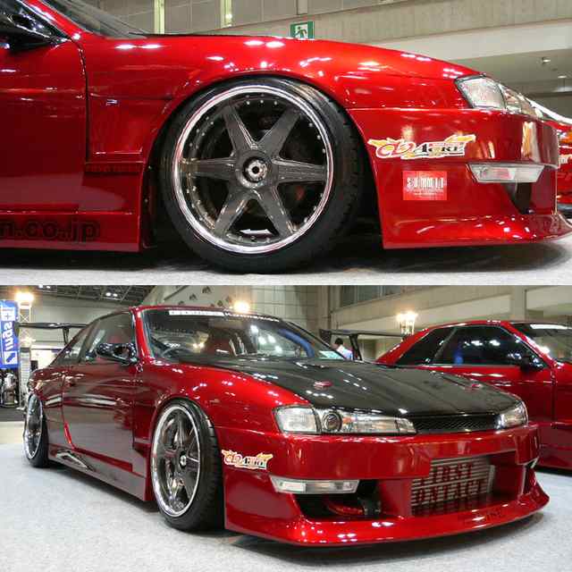 FIRST CONTACT】 FRP製 D-SPEC フロントフェンダーキット NISSAN S14