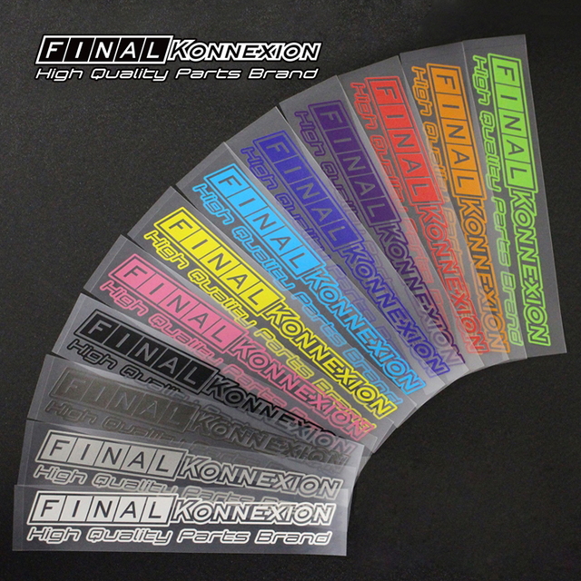 送料無料 ファイナルコネクション Finalkonnexion オリジナルステッカー Aタイプ 1枚 25cm カラー選択 Pgfk Stca V ホワイト ブの通販はau Pay マーケット Prient Garage