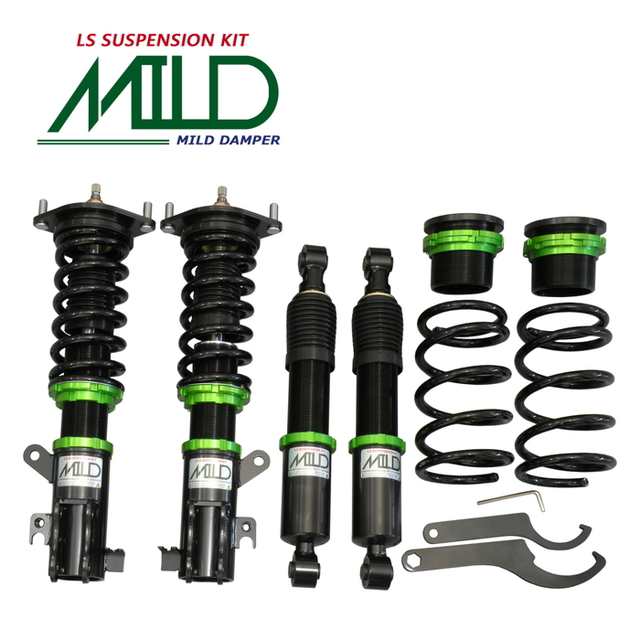 送料無料 Mild Damper 車高調キット Suzuki Da64v 64w エブリィ エブリィワゴン専用 Fr 4wd スタビリンク付属 減衰力15段調整 Pgfk Au Pay マーケット