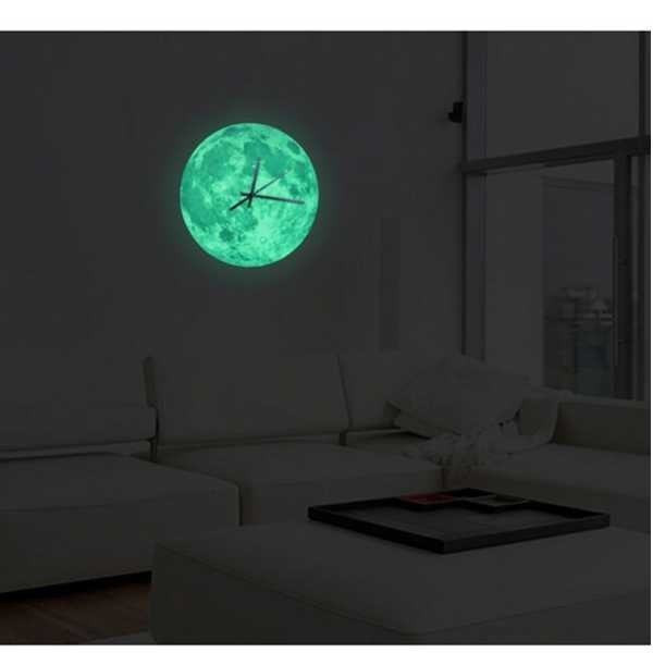 ロマンチック 発光 月型壁時計 掛け時計 家の装飾 寝室用 子供部屋用の通販はau Pay マーケット Smbosco