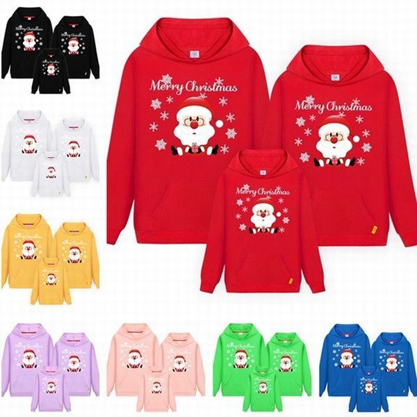 薄手 クリスマス衣装 サンタクロース プルオーバー プリントパーカー トレーナー トップス 長袖 フード付き 親子服お揃い メンズ レデの通販はau Pay マーケット Smbosco