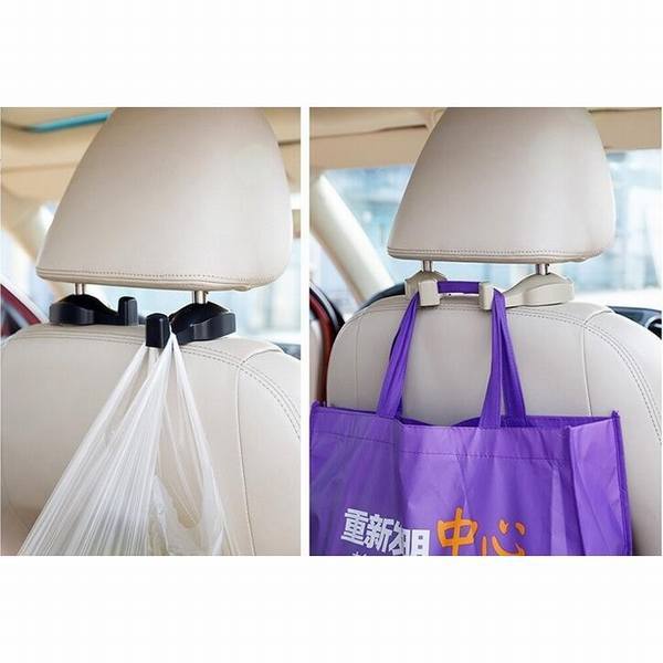 車用収納フック 荷物掛けフック カーフック 車用フック ヘッドレスト ゴミ袋 便利 買い物 お出かけ 車用収納 用品 同色2個セット 収納 車の通販はau Pay マーケット Smbosco