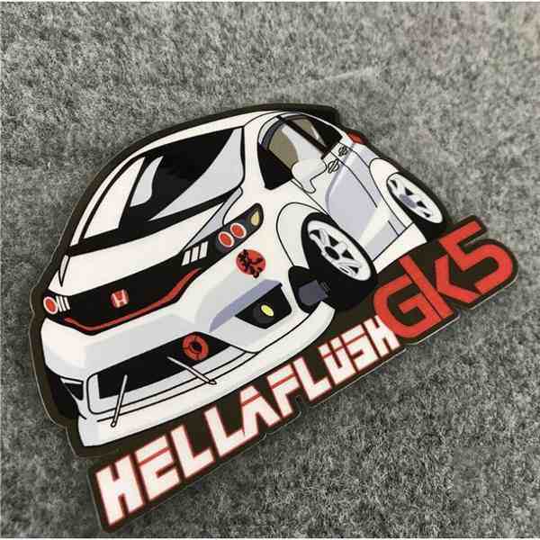 車 ステッカー 車シールステッカー画像 Honda Fit 本田 フィット おもしろ車シールステッカー 三枚入り 車載アクセサリーの通販はau Pay マーケット Smbosco