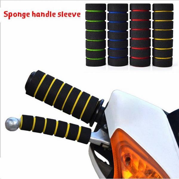 バイク用 スポンジグリップ レバーカバー ブレーキレバーガード 左右4点セット ハンドル クッション 滑り止め 汎用 バイク スクーター 疲の通販はau Pay マーケット Smbosco