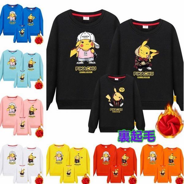 ピカチュウ 裏起毛 プルオーバー プリントスウェット トレーナー トップス カップル 親子服お揃い メンズ レディース キッズ グッズの通販はau Pay マーケット Smbosco