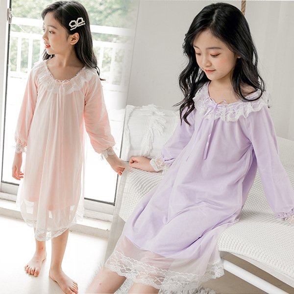 ガウン キッズ パジャマ 女の子 バスローブ ルームウェア レース切替 ナイトガウン 長袖 お姫様 ワンピースパジャマ 着る毛布 寝巻き ロの通販はau Pay マーケット Smbosco