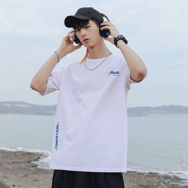 Tシャツ メンズ 半袖 トップス 学生 着替え デザイン 吸汗 夏服 丸襟 柔らかい 代30代40代の通販はau Pay マーケット Smbosco
