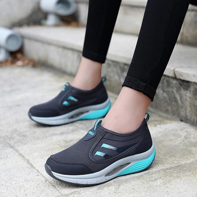 スニーカー 厚底 紐なし ダイエットシューズ メッシュ 介護靴 黒 ナースシューズ ウオーキング 長時間立ち仕事 幅広い レディースの通販はau Pay マーケット Klopp