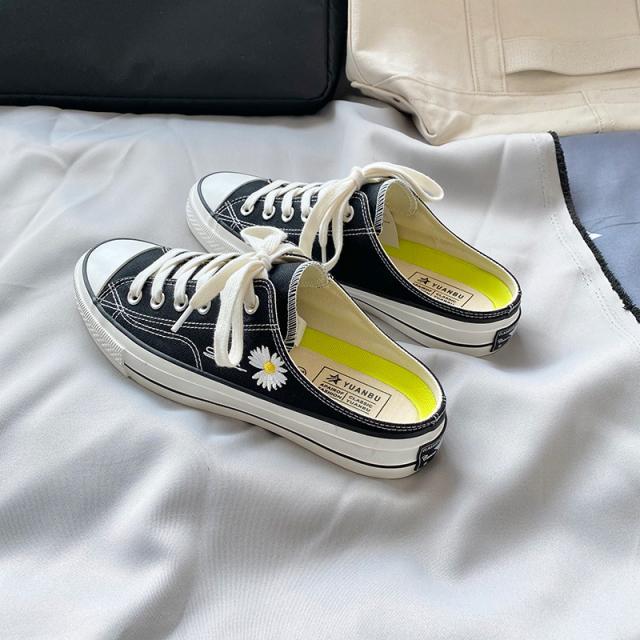 かかとなし スニーカーレディース おしゃれ レディーススニーカー レディース スリッポン スリッパ 軽量 通気 脱ぎ履きが楽ちん シンプルの通販はau Pay マーケット Klopp