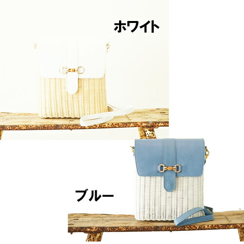 ノベルティあり MICESTA（ミセスタ）牛革コンビメッシュ　ショルダー　RATTAN SHOULDER BAG　チルファクトリー フィリピン カラフル マニラ麻 かぎ針 ハンドルの長さ レディースバッグ レディース RDR-066-185の通販はその他バッグ