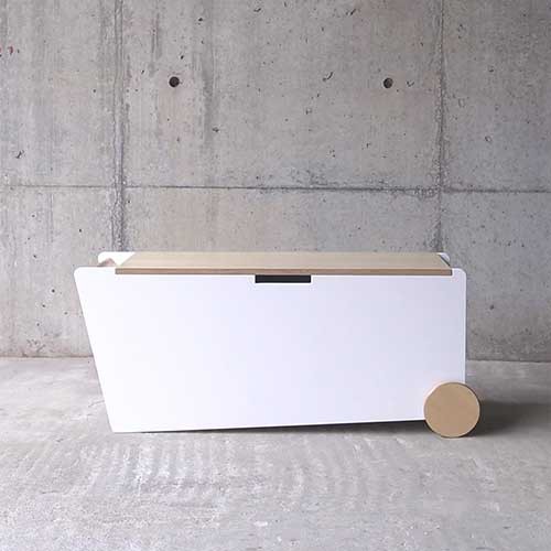 【abode（アボード）】BENCH BOX（ベンチボックス）キッズチェア 収納 津留 敬文 チェア 組み立て インテリア 家具 リビングルーム キッ