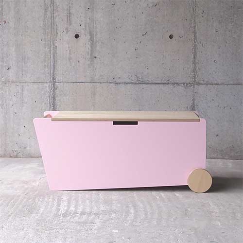 【abode（アボード）】BENCH BOX（ベンチボックス）キッズチェア 収納 津留 敬文 チェア 組み立て インテリア 家具 リビングルーム キッ