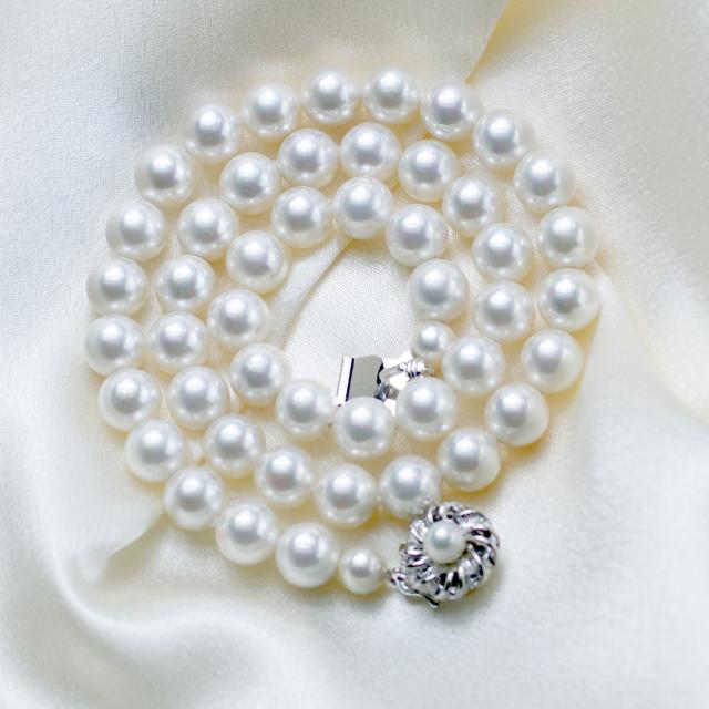 真珠 パール ネックレス レディース アレルギー対応 冠婚葬祭 結婚式 国産花珠級貝パール 8mm 卒業式 入学式 母の日 プレゼント 誕生日 女性 雑貨 60代 40代 20代 30代 50代 母 結婚記念日 プレゼント 妻 ブランド ギフト 即日_5