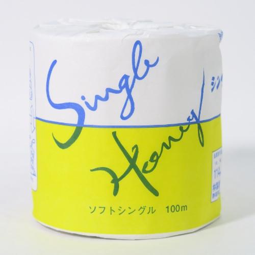 【SSハニー100m1R/1ケース80個入】業務用 家庭用 トイレットペーパー まとめ買いの通販は