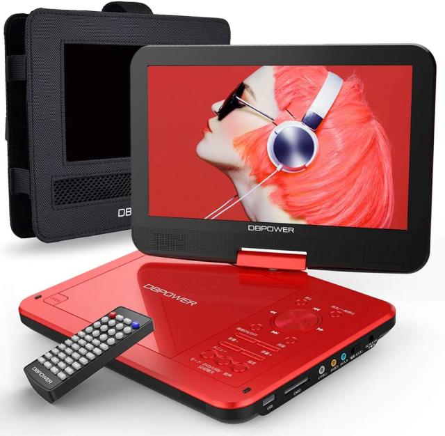 ポータブルdvdプレーヤー 10 5インチ 車載用ホルダー付き 高耐久性 5時間以上連続再生 270度回転 リージョンフリーの通販はau Pay マーケット T Tortue Shop