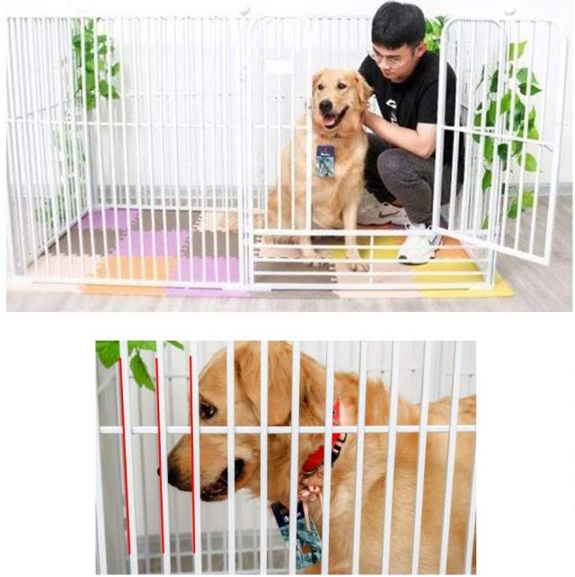 ペットサークル スチール製 ペットフェンス 犬ゲージ ドア付き Diy 脱走防止柵 侵入防止 大型犬用 ゲート 中型犬 6枚 屋内 屋外の通販はau Pay マーケット T Tortue Shop