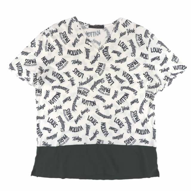 フローラル LOUIS VUITTON ルイヴィトン ロゴ 白 tシャツ 半袖 xl