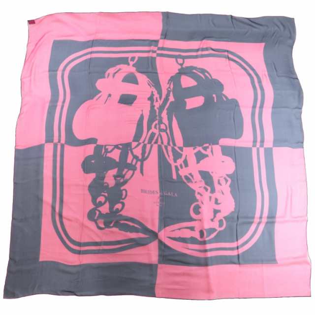 エルメス BRIDES de GALA カレ140 スカーフ レディース ピンク