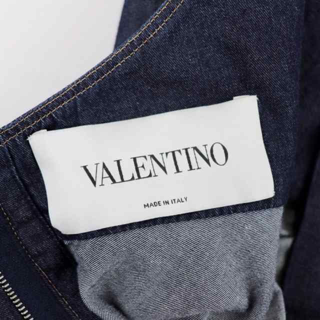 美品 VALENTINO ロゴ ポケット ジーンズ-