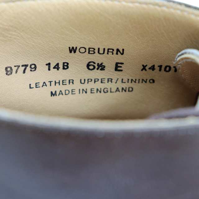 クロケット&ジョーンズ WOBURN ウーバン レザー チャッカブーツ メンズ 茶 6.5E CROCKETT&JONES