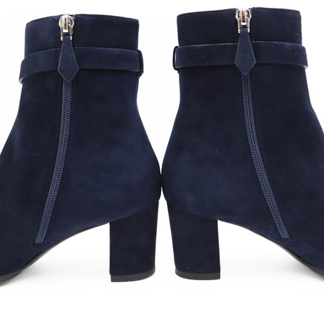 エルメスサンジェルマン シルバー金具 ケリーバックル スエード