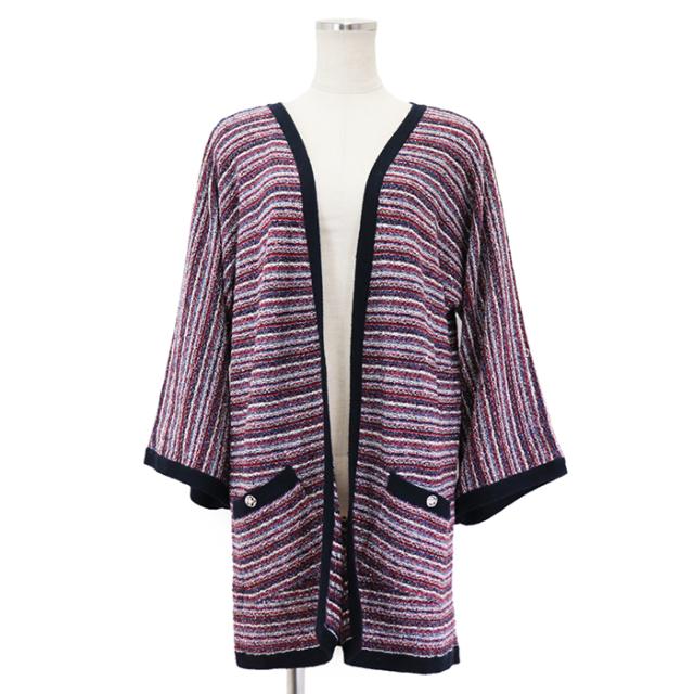 Sandro サンドロ / カシミヤ100% カーディガン ネイビー フランス製 Sandro サンドロ / カシミヤ100% カーディガン ネイビー