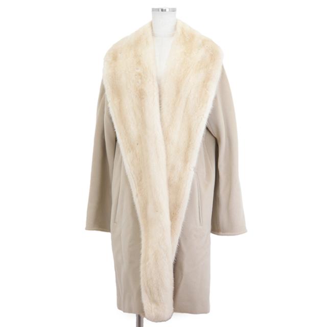 MaxMara アイボリー ロングコート MaxMara アイボリー ロングコート S