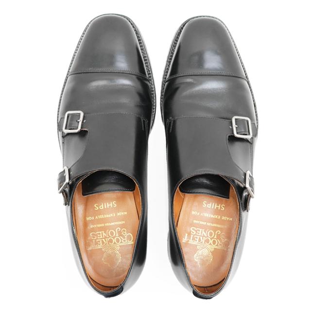クロケットアンドジョーンズ ダブルモン 革靴 CROCKETT&JONES クロケットアンドジョーンズ レザーシューズ