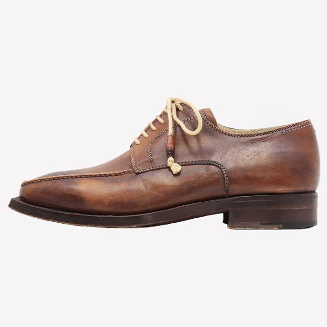 ステファノブランキーニstefano branchiniドレスレザーシューズ茶7 STEFANO BRANCHINI ステファノブランキーニ ステファノ