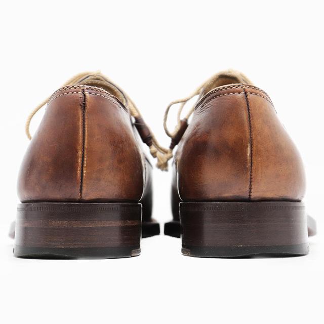 ステファノブランキーニstefano branchiniドレスレザーシューズ茶7 ステファノブランキーニstefano branchiniドレスレザーシューズ