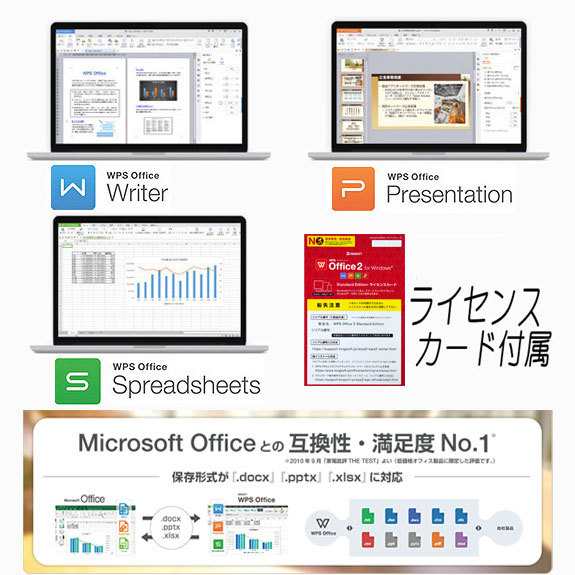 デスクトップパソコン Windows 10 / Windows 11 オフィス NVMe SSD