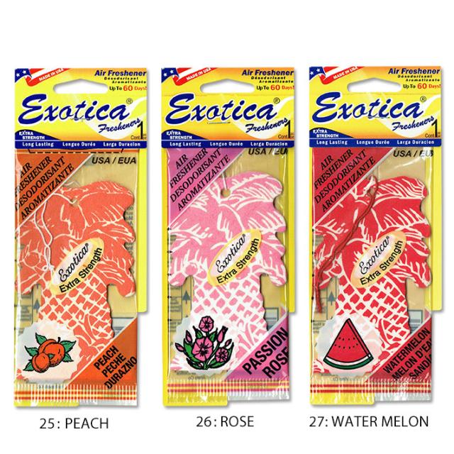 5枚以上購入でメール便無料 1枚おまけ 全27種 エキゾチカ パームツリー エアフレッシュナー 車 芳香剤 吊り下げ ヤシの木の通販はau Pay マーケット Foothillgardens