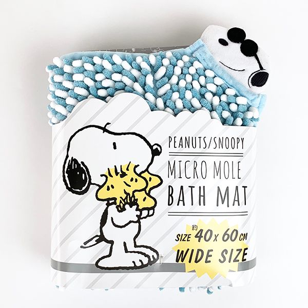 Peanuts スヌーピー Micro Mole Bath Mat バスマット マイクロモール 吸水 速乾 お風呂マット ブルー グッズの通販はau Pay マーケット Perfect World Tokyo